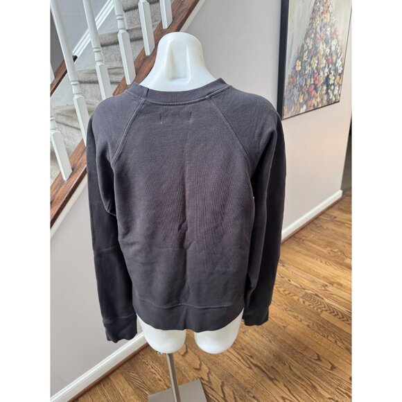 Imogene + Willie The End Crew Neck Graphic Sweatshirt Skull Black Size Medium - Picture 3 of 3